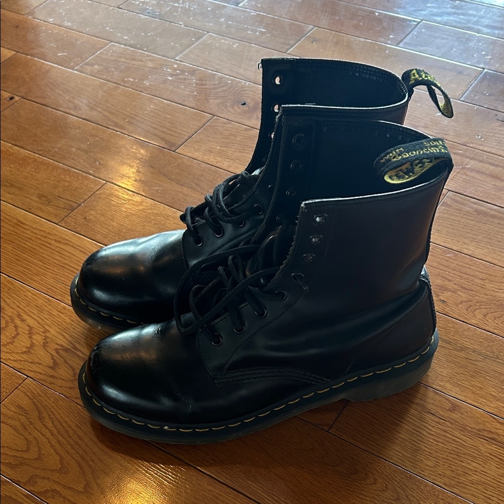 Dr. Martens Black Lace-Up Boots